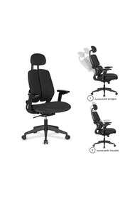 Resim Casella Bonita Döşemeli Yönetici Koltuğu Ofi S Koltuğu Ergonomik, Şık Ve Fonksiyonel Siyah 