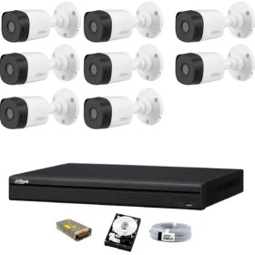 Resim Dahua 8 Kameralı Güvenlik Sistemi Dış-Mekan-Hdd-Jack-Bnc-Konnektör Proje Kamera 