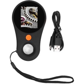 Resim MBL Taşınabilir 500x Makro Dijital Mikroskop 2" Renkli Ekranlı Işıklı 