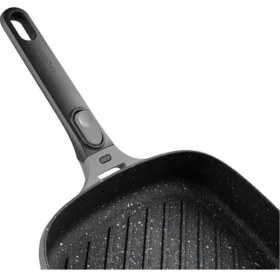 Resim Berghoff Gem Çıkarılabilir Saplı Stay Cool Izgara Kare Tava Gri 24 CM 