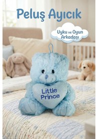 Resim 25 Cm Peluş Ayıcık Little Princess & Prince Uyku Ve Oyun Arkadaşı Mavi 