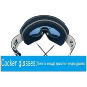 Resim Jokmae Block Man 289 Çift Katmanlı Hd Geniş Görüşlü Kış Kayak Gözlüğü Buğu Önleyici Uv Rüzgar Geçirmez - Pembe Çerçeve / Pembe Lens Al 