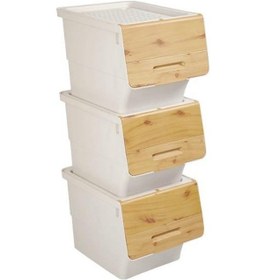 Resim Geseus Motek Organızer Tekerlekli Eşya Ve Erzak Kutusu 3x33 Lt-Mt 