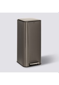 Resim Delta 30 Lt.çöp Kutusu/kare-gri Gri 