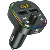 Resim Marvers Araç Fm Transmitter Bluetooth 5.0 Usb Müzik Oto Aksesuar- Araç Içi Çakmaklık Şarj Type-c Uyumlu 