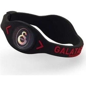 Resim Galatasaray Lisanslı Yazılı Şal Atkı Ve Siyah Performans Bileklik Sarı - Kırmızı 