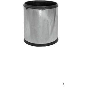 Resim Bahat İç Kovalı Metal Ofis Mutfak Banyo Çöp Kovası 5 litre 