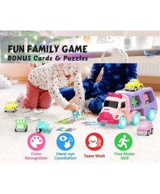 Resim Brother Toys Büyük Boy Taşıyıcı Sesli Işıklı Oyuncak Kamyon Taşıyıcı Tır 34 Cm. 