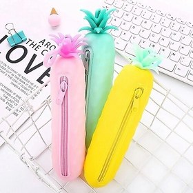 Resim Avega Kalem Kutusu Ananas Silikon Vg-001 