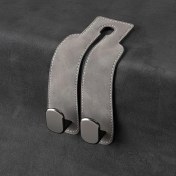 Resim Chuangyinshop Dayanıklı Araç Başlığı Kancaları Gri 1 Adet Gizli Metal Kanca Kaymaz Tutucu 