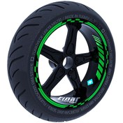 Resim Orman Yeşili Moto GP İç Dış Jant Şeridi Takım Sticker Çınar Extreme 