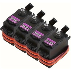 Resim Dashanshop 4 Adet Mg996r 180 Derece Metal Dişli Yüksek Tork Servo Motor Arduino Raspberry Pi 