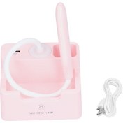 Resim Göz Koruyucu Masa Lambası Öğrenci Yatak Odası Kitap Işığı Dokunmatik Çok Fonksiyonlu Kalemlik Masa Lambası Beyaz Işık Sıcak Işık 