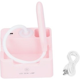 Resim Göz Koruyucu Masa Lambası Öğrenci Yatak Odası Kitap Işığı Dokunmatik Çok Fonksiyonlu Kalemlik Masa Lambası Beyaz Işık Sıcak Işık 