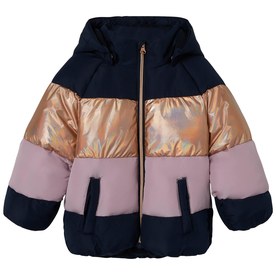 Resim Name It Nmfmılle Puffer Jacket Block Foıl Çocuk Mont Lacivert 