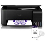 Resim Epson L3250 Dövme-Tattoo Mürekkepli Transfer Yazıcısı Seti Photoink