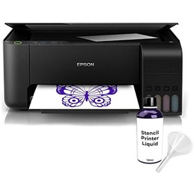 Resim Epson L3250 Dövme-Tattoo Mürekkepli Transfer Yazıcısı Seti 