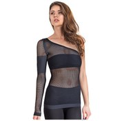 Resim Miofit Kadın Onyx Tek Kollu Dikişsiz Spor Tişört 
