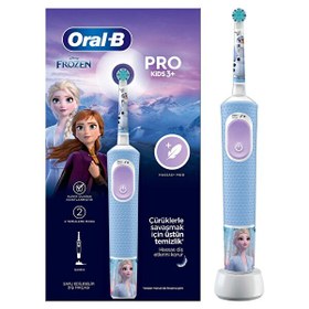 Resim Oral-B Vitality Pro Frozen Özel Seri Çocuklar İçin Şarj Edilebilir Diş Fırçası 