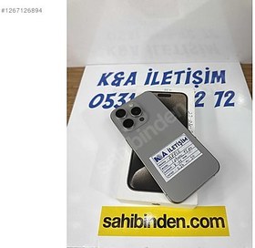 Resim Apple iPhone 15 Pro İkinci El TR | 256 GB | Natürel Titanyum 