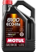 Resim Motul 8100 Eco-Lite 5W-30 Tam Sentetik Motor Yağı 5 L 