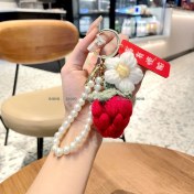 Resim Silver1 Gıoıo Yeni Sevimli Kedi Pençe Çapraz Giyinme Kurumi Bebek Araba Anahtarlık Büyük Kulak Köpek Çift Okul Çantası Hediye Anahtarlık Kolye (Yurt Dışından) 