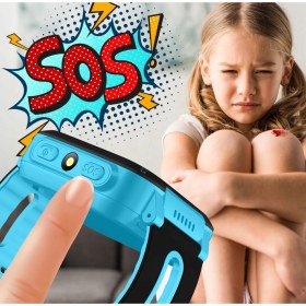 Resim Funkid Akıllı Çocuk Saati Gps Takip Arama Mesaj Acil Sos Kamera 