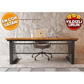 Resim Onix Ntconcept Masif Ağaç Ofis Ve Çalışma Masası 