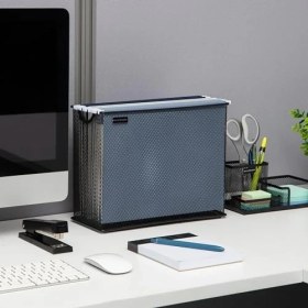 Resim SDT Group Reader Fileroll-Blk Taşınabilir Tekerlekli Metal File Kutu Dosya Klasör Sepeti Siyah 