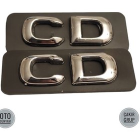 Resim Opel Cd Yazısı Astra G Ve Astra F Kasa Için Cd Yazısı Arması - 2 Adet Fiyatıdır 