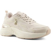 Resim U.S. Polo Assn. Gelda Kadin Ayakkabi - Bej Bej 