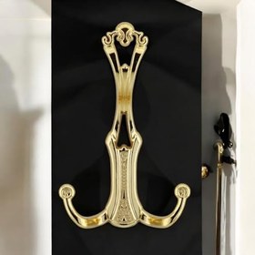 Resim Sultan Gold Altın Portmanto Askı Vestiyer Dolap Askılık Askılığı Duvar Banyo Mutfak Elbise Askısı 