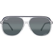 Resim Ray-Ban Bill RB2198 Kare Şeffaf Polarize Unisex Güneş Gözlüğü 