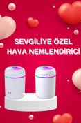 Resim storeks Sevgiliye Hediye Led Işıklı Hava Nemlendirici USB Şarjlı Sevgiliye Özel 