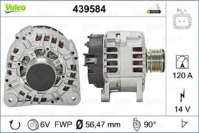 Resim ALTERNATOR 12 5 12VA DACIA DUSTER 1,5 DCI 10- LOGAN 1,5 DCI 09- RENAULT FLUENCE 1,5 DCI 10- 