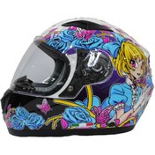 Resim Sway 815K Gloss Girl Full Face Çocuk Kaskı 