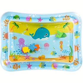 Resim 1 Şişirilebilir Balina Kaydırma Matı - Renkli Deniz Hayvanları ile Su Altı Dünyası Teması, Gençler için Duyusal Su Oyun Matı, Dayanıklı PVC Malzeme, Karın Zamanı Eğlencesi ve Öğrenme için Mükemmel, Oyun Matı | Su Altı Dünyası Oyun Matı | Eğlenceli Aktivite Ma 