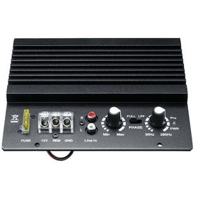 Resim Padalink 600w Güçlü Tek Kanallı Araç Amplifikatörü - 12v Bass Sistemi İçin 