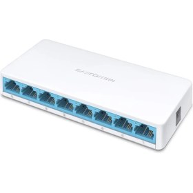 Resim Mena Rise MS108, 8-Port 10/100MBPS Desktop Switch 