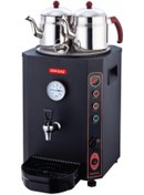 Resim Işıkgaz Silvernox Siyah Jumbo Çay Makinesi 13 Lt 1750 W Siyah Profesyonel Endüstriyel TYC00401742503 