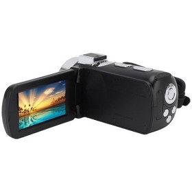 Resim 4k Dijital Video Kamera, 64mp Elde Taşınan Video Kamera 3 İnçlik Flip Ekran Ve Led Dolgu Işığı, Fotoğraf İçin Dijital Kamera Kaydedici 