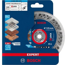 Resim Bosch Expert 125 mm X-Lock Elmas Kesme Disk Bfuniversal 2608900670 