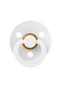 Resim Bibs Colour Kauçuk Emzik - White 