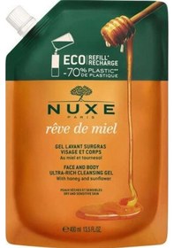 Resim Nuxe Reve De Miel Face And Body Ultra Rich Cleansing Gel 400 ML Refill 