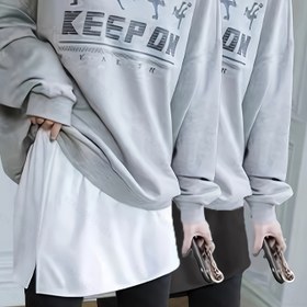 Resim 2 adet Benzersiz Koltuk Tasarımı ile Minimalist Beyaz Etekler - Çok Yönlü Yarım Etek, Düz Renk, Bahar/Yaz/Sonbahar için Mükemmel, Polyester Kumaş, Kolay Bakım, Günlük Kıyafet|Minimalist Etek|Polyester Kumaş 