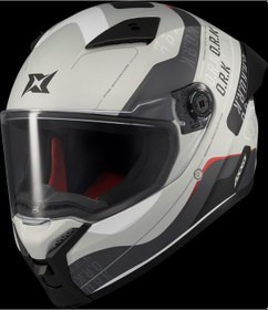 Resim Axxis Fenix Ork Motosiklet Kaskı Beyaz - Gri 
