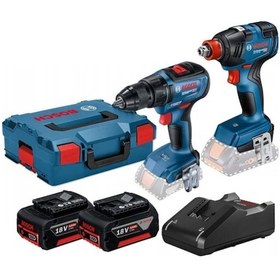 Resim Bosch GDX 18V-200 + GSR 18V-50+ 2 x GBA 18V 4.0Ah + GAL 18V-40 L-Boxx - 06019J2220 
