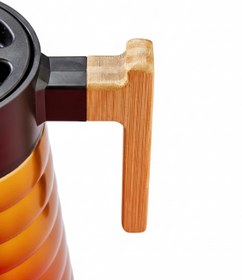 Resim Elista 2 LİTRE ÇELİK TERMOS BAMBU SAPLI Kırmızı Sarı 
