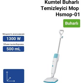 Resim Kumtel Buharlı Temizleyici Mop Hsmop-01 