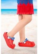 Resim Kiko Kids Twg 755-1 Plaj Havuz Eva Kız Çocuk Terlik Kırmızı 